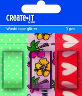 washi-tape Create it - Mix 15 mm 3 rollen