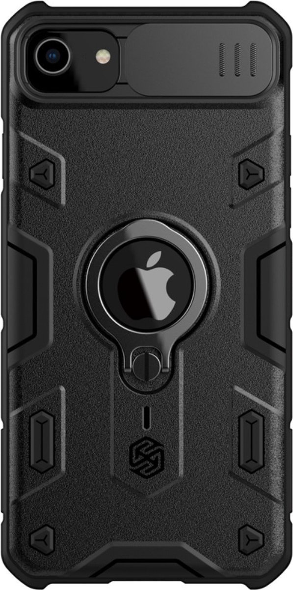 Hoesje - Geschikt voor iPhone SE (2022/2020), iPhone 8 / 7 Hoesje by Nillkin in Black – product photo