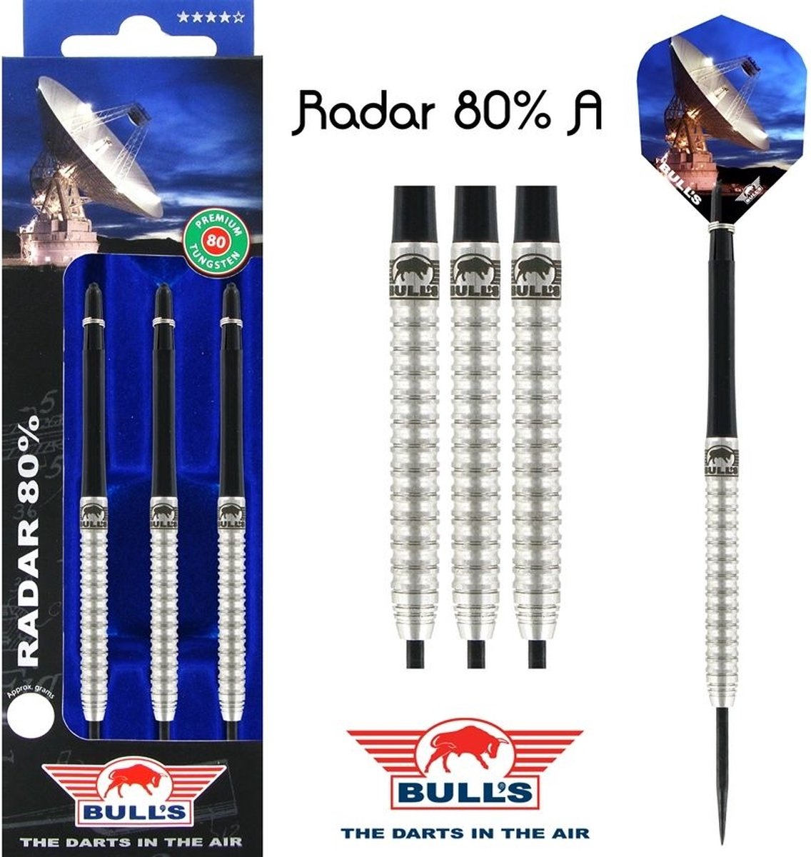 BULL'S RADAR 80% Tungsten 21 - 23 - 25 gram - 25 gram