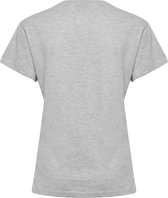 Hummel Go Cotton Logo T-Shirt Dames - Grijs Gemeleerd | Maat: L