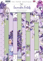 The Paper Boutique Insteek Papier - Lavender Fields - A4 - 4x10 designs