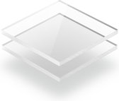 Polycarbonaat plaat 2 mm dik - 180 x 100 cm - Helder