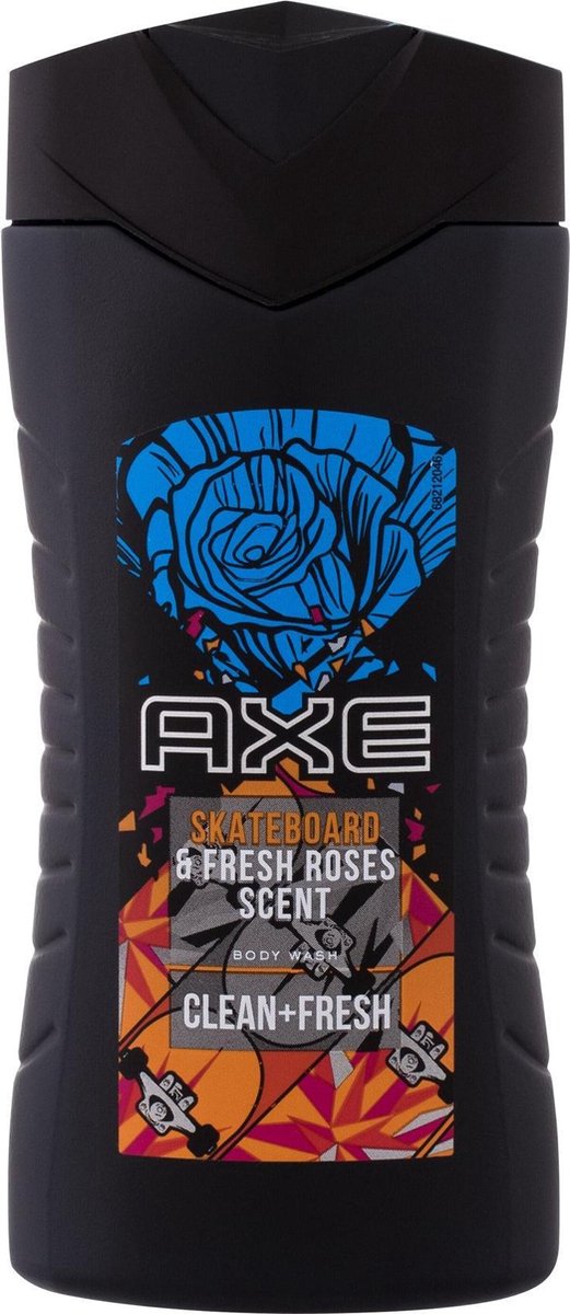 Axe - Douchegel - Skateboard & Fresh Roses Scent - 250ml van Axe — afbeelding 2