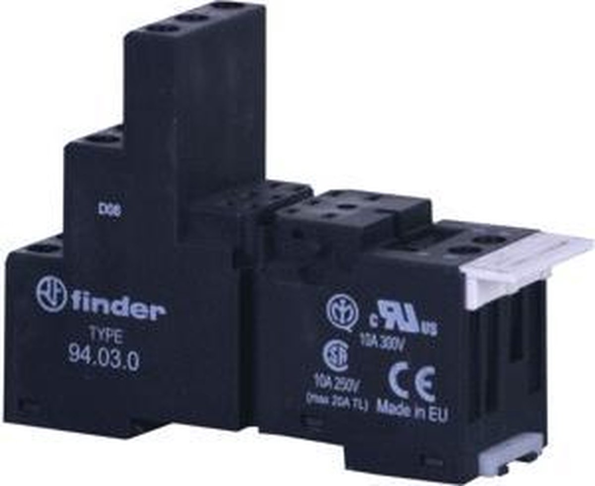 Finder 94.03.0 Relaissocket Finder 55.33, Finder 86.30.0.024.0000, Finder 99.02, Finder 094.91.3 1 stuk(s)