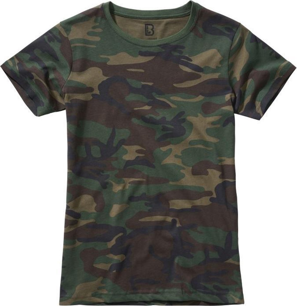 Brandit - Basic Dames T-shirt - S - Groen