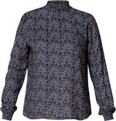 IVY BEAU Ninke Blouse - Black/Multi-Colour - maat 46