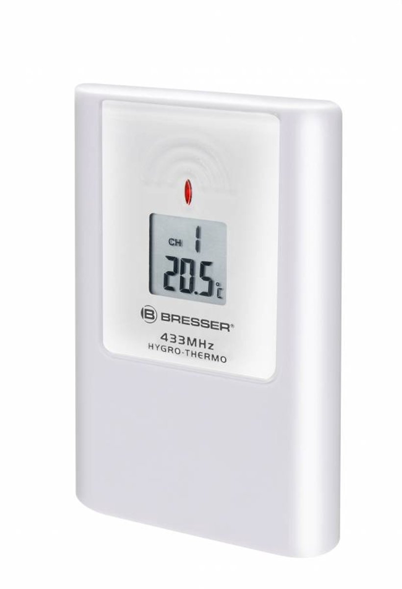 Bresser Thermo- en Hygrosensor - Voor Binnen en Buiten - Compatible met Diverse Bresser Weerstations
