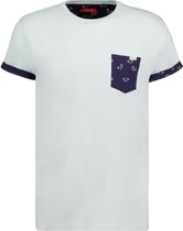 DEELUXE T-shirt met bloemenprintdetails OASIS Sky