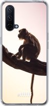 6F hoesje - geschikt voor OnePlus Nord CE 5G -  Transparant TPU Case - Macaque #ffffff