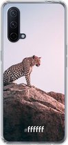 6F hoesje - geschikt voor OnePlus Nord CE 5G -  Transparant TPU Case - Leopard #ffffff