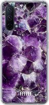 6F hoesje - geschikt voor OnePlus Nord CE 5G -  Transparant TPU Case - Purple Geode #ffffff