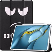 Huawei MatePad Pro 10.8 (2021) Hoes - Tri-Fold Book Case - Don't Touch Me