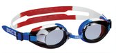 Beco Zwembril Arica Polycarbonaat Junior Blauw/wit/rood
