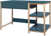 ANKARA Bureau - Blauw - B 120 x D 60 x H 75 cm