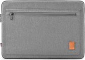 Laptoptas geschikt voor Panasonic ToughBook laptop sleeve - Waterafstotend Polyester met extra opbergvak - 14 inch - Grijs