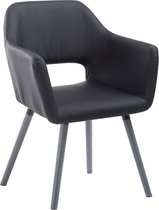 Liv's Tikemyr Eetkamerstoel - Modern - Zwart - Hout - 62 cm x 60 cm x 85 cm