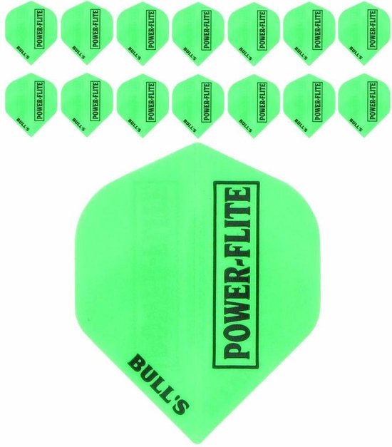 Powerflights Dartflights - Groen- (5 Sets) van Powerflite — afbeelding 3
