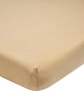 Meyco jersey hoeslaken juniorbed - 70x140/150cm - warm sand