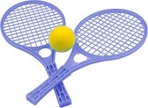 Mochtoys Tennisset Junior 42,5 X 19 Cm Blauw 3-delig