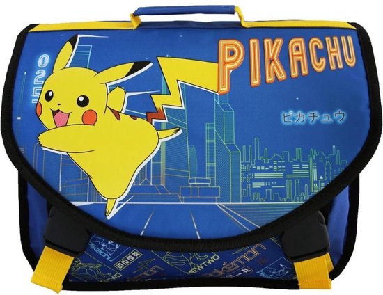 Cartable Pokémon Pikachu avec poche avant 38 x 31 x 14 | bol.com