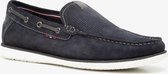 Van Beers suede heren instappers - Blauw - Maat 44