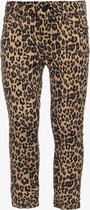 Ai-Girl meisjes jeans met luipaardprint - Bruin - Maat 128