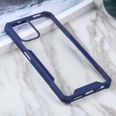 Voor Xiaomi Redmi Note 10 4G/10S acryl + kleur TPU schokbestendig hoesje (donkerblauw)