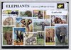Afbeelding van het spelletje Olifanten – Luxe postzegel pakket (A6 formaat) : collectie van 100 verschillende postzegels van olifanten – kan als ansichtkaart in een A6 envelop - authentiek cadeau - kado - geschenk - kaart - afrika - olifant - wilde dieren - azie - slurf