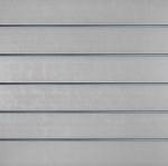 10 Stuks! Slatwall / Lamellenwand Compleet Met Aluminium Inschuifprofielen GRIJS 15 cm Regelafstand.