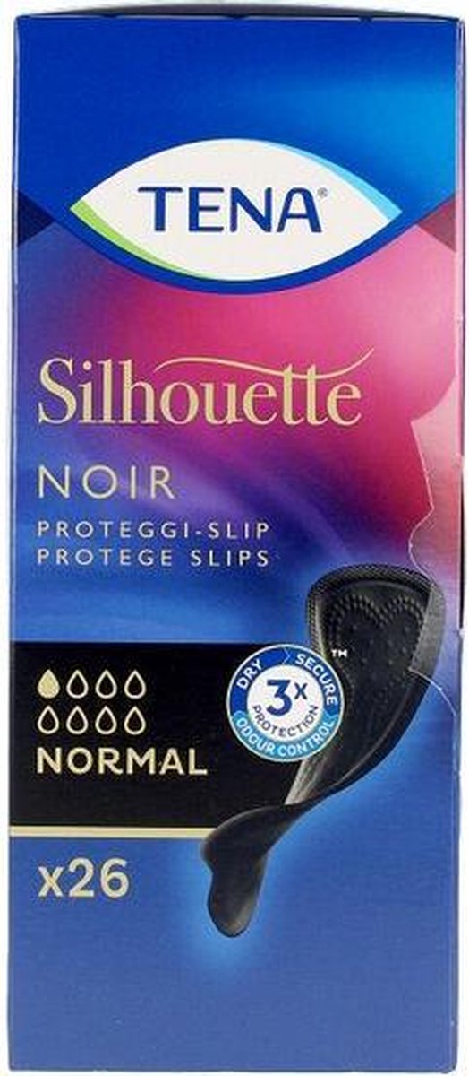 Goedkoopste Inlegkruisjes Silhouette Noir Normal Tena (26 uds