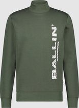 Ballin Amsterdam -  Heren Regular Fit   Sweater  - Groen - Maat M