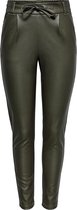 Only Broek Onlpoptrash Easy Coated Pant Pnt Noos 15216199 Bungee Cord Dames Maat - W28 X L32