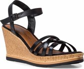 Tamaris Dames Sandaaltje 1-1-28042-26 001 zwart normal Maat: 39 EU