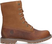 Timberland Authentics Teddy Fleece Veterboots - Laarzen Met Veters - Dames - Bruin - Maat 39+