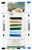 Studio Light Box 6 water based dual tip markers Jenine's Mindful Art MARKERJMA01