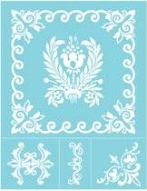 Martha Stewart - Silkscreen damask