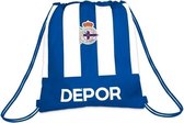 Rugtas met Koordjes R. C. Deportivo de La Coruña Blauw Wit