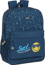 Schoolrugzak Smiley World Surf Donkerblauw