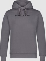 Ballin Amsterdam -  Jongens Regular Fit   Hoodie  - Grijs - Maat 176