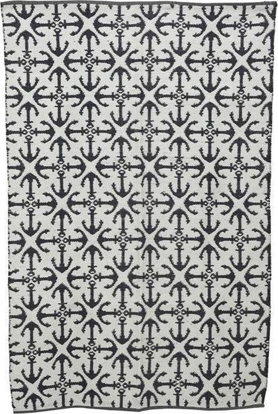 tapis extérieur motif ancre 180x120