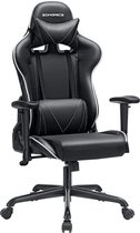 Game stoel - Bureaustoel - Stoel - Racestoel69 x 70,5 x 136 - Zwart