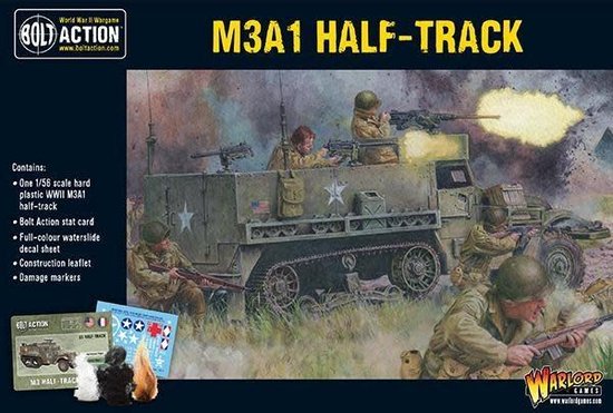 Afbeelding van het spel M3A1 Half-track plastic boxed set