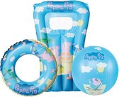 waterspeelset Peppa Pig 67 x 43 cm 3-delig blauw