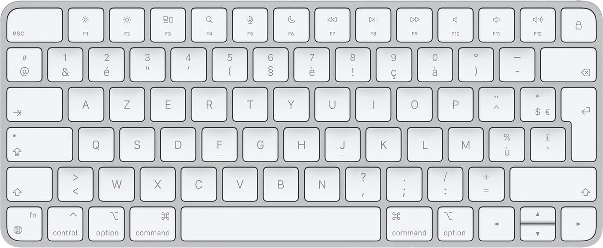 Apple Magic Keyboard - Draadloos Toetsenbord - Frans Azerty - Wit/ Zilver