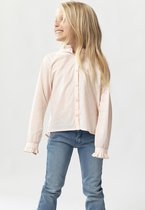 Sissy-Boy - Roze katoenen blouse met ruffles