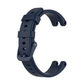 Voor Garmin Lily siliconen vervangende horlogeband met demontagegereedschap (middernachtblauw)