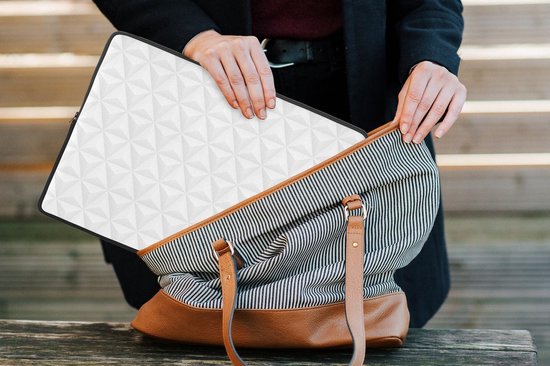 Housse ordinateur 13 pouces - Abstrait - Fond - Wit - Housse ordinateur