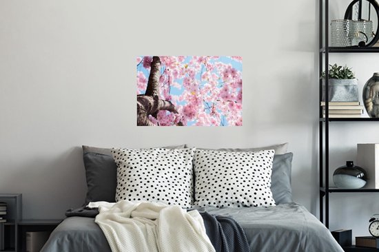 Stickers muraux - Film autocollant - Fleurs - Sakura - Arbre - 60x40 cm - Film adhésif - Stickers muraux muraux Chambre d'enfant - Papier peint autocollant - Papier peint autocollant - Film autocollant