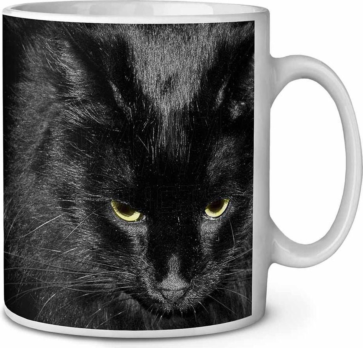 Zwarte Kat Koffie-thee mok