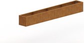 MySteel Cortenstaal plantenbak Texas xxl 3200x400   - Hoogte: 400mm